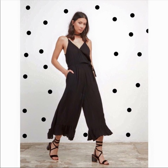 bb dakota black jumpsuit